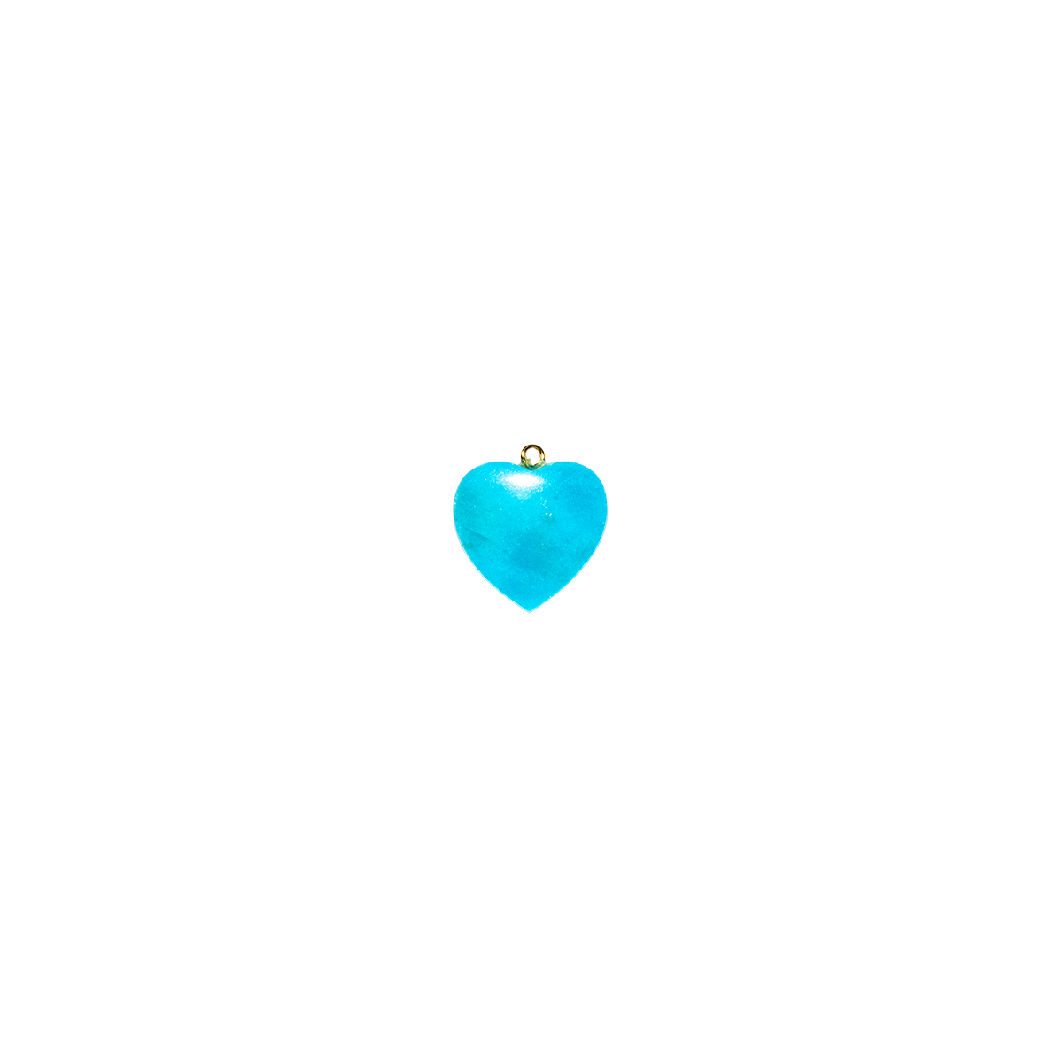 Dyed Howlite Heart Charm