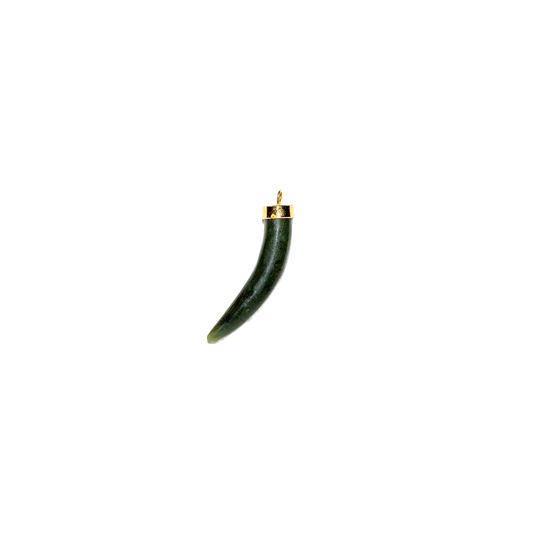Natural Jade Horn Charm