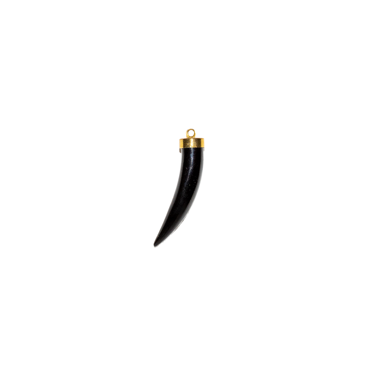 Natural Onyx Horn Charm