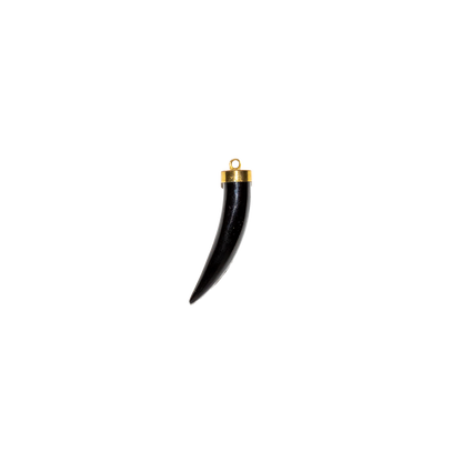 Natural Onyx Horn Charm