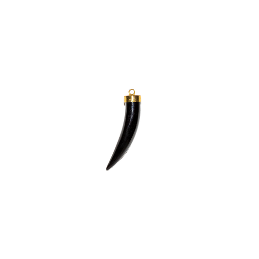 Natural Onyx Horn Charm