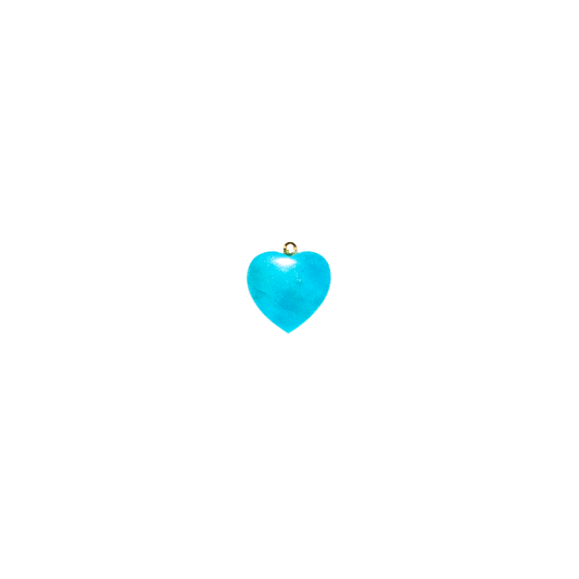 Dyed Howlite Heart Charm
