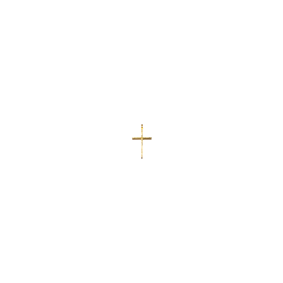 Thin Gold Cross Charm