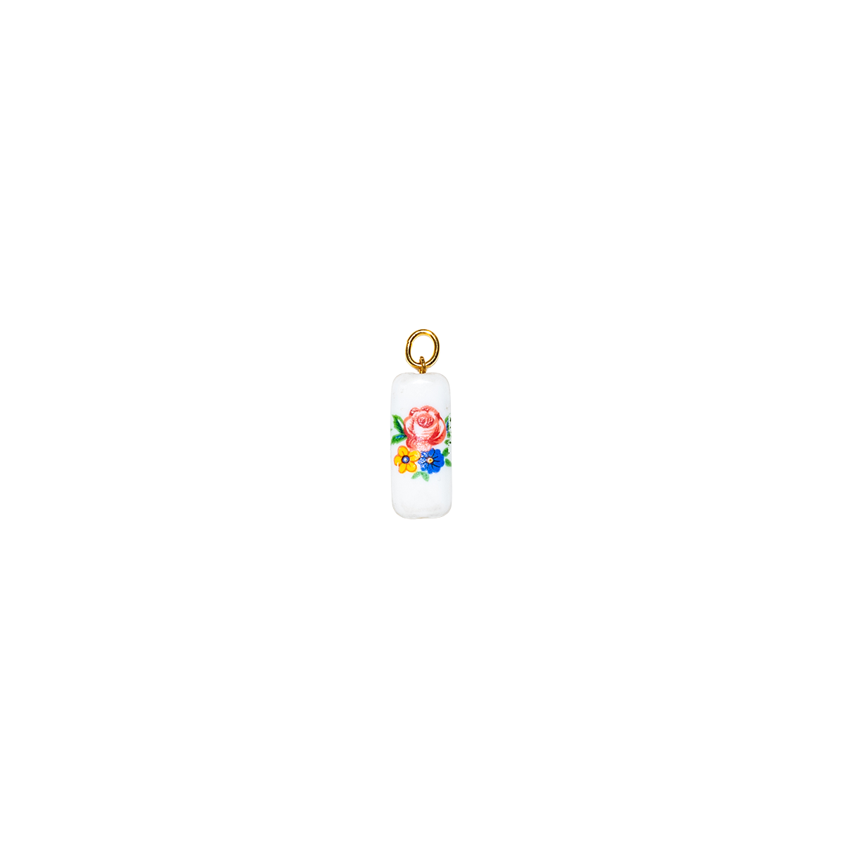 Floral Porcelain Charm