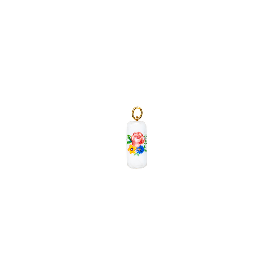 Floral Porcelain Charm