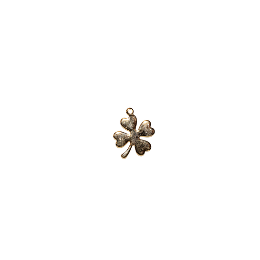 Polished Four-Leaf Clover Charm