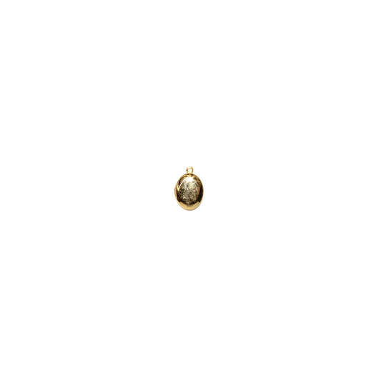 Polished Gold-Plated Locket Charm