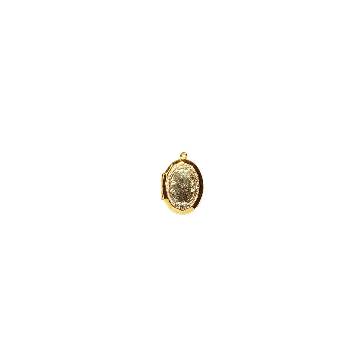 Ornate Gold Oval Locket