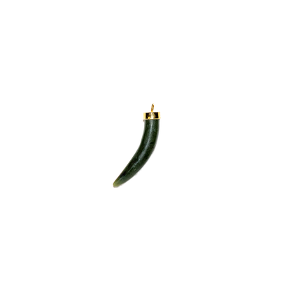 Natural Jade Horn Charm