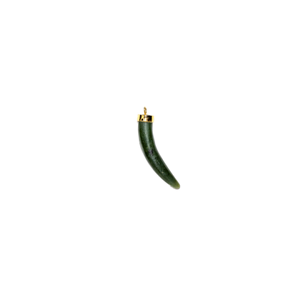 Natural Jade Horn Charm