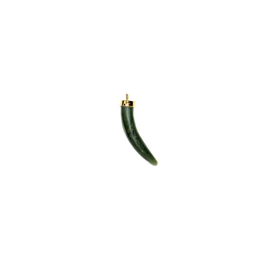 Natural Jade Horn Charm