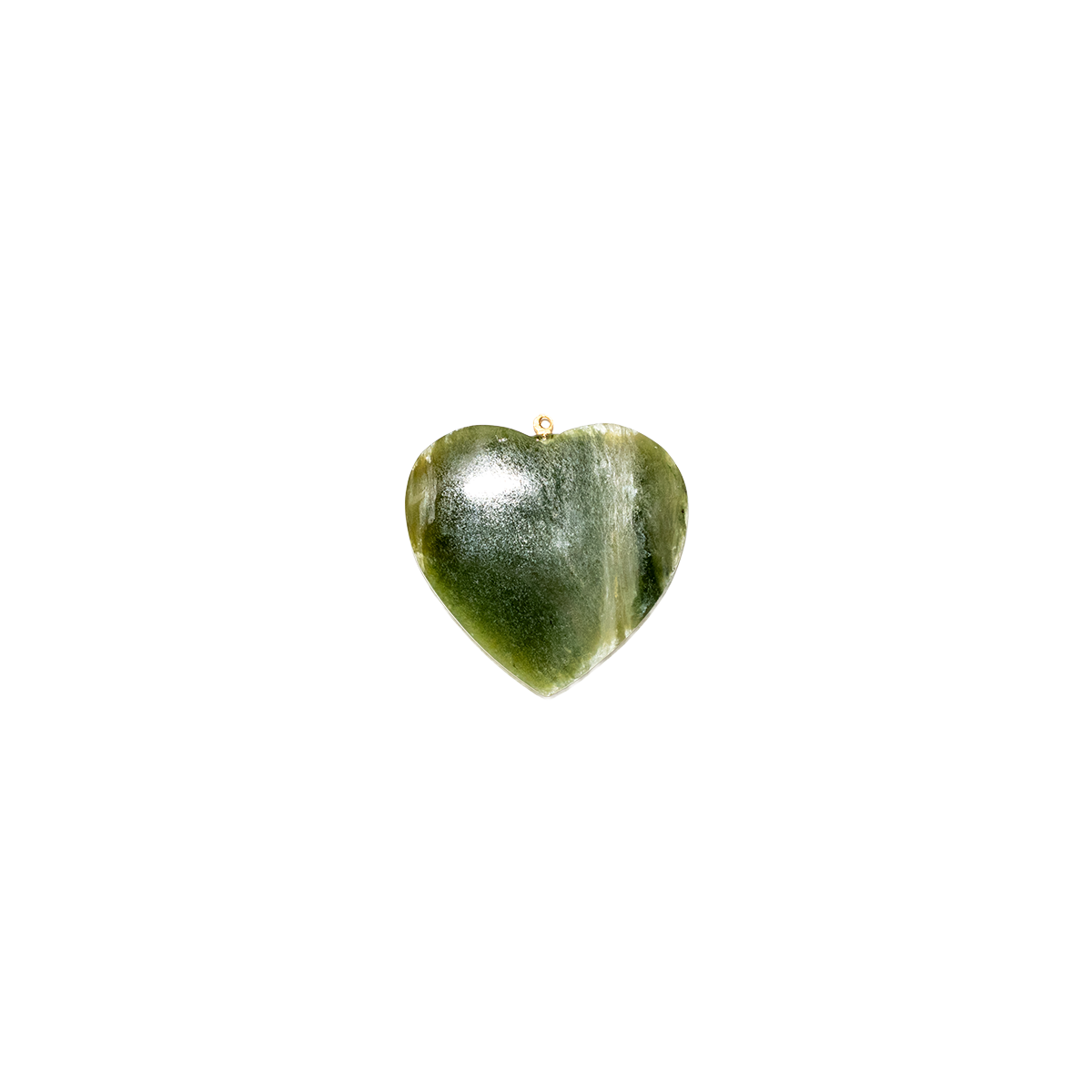 Jade Heart Charm