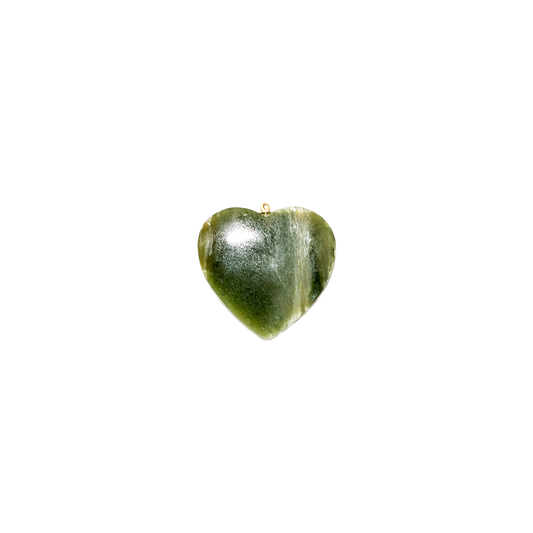 Jade Heart Charm