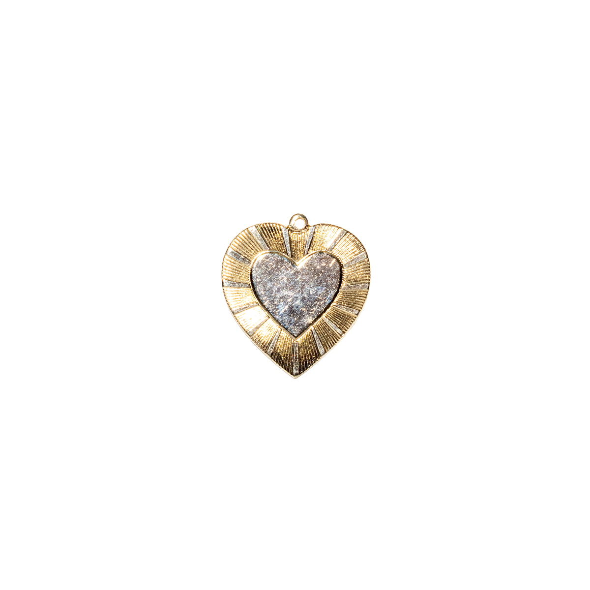 Textured Heart Charm