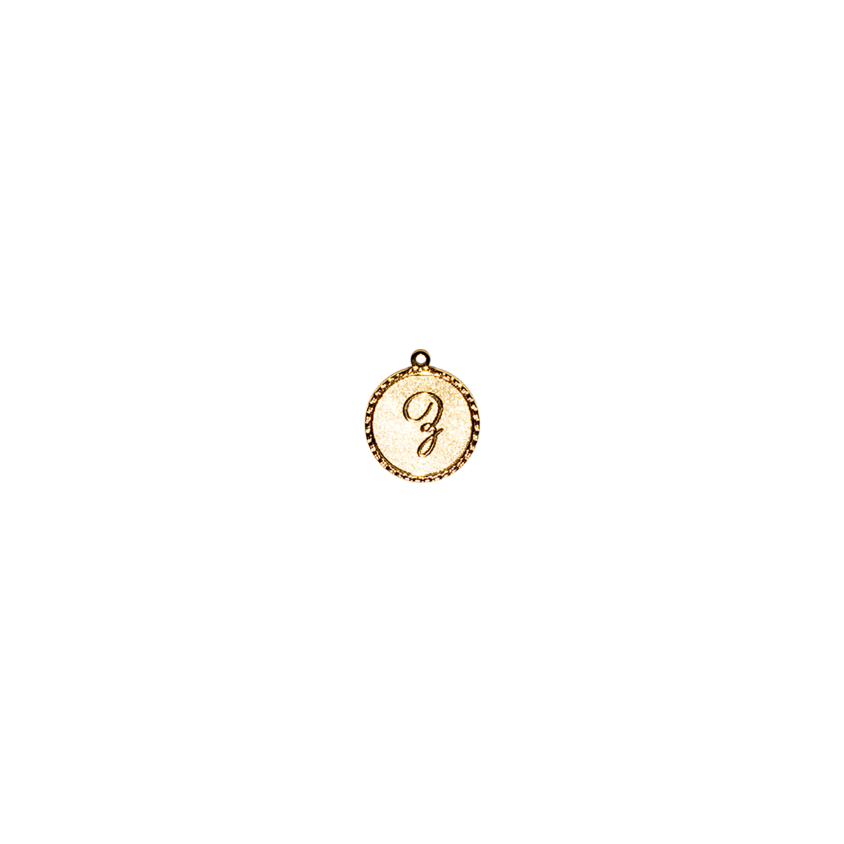 Z Gold Initial Letter Charm