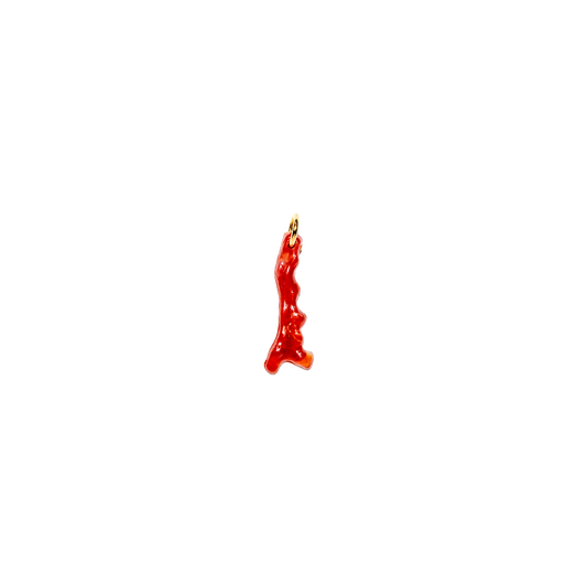 Vintage Resin Coral Branch Charm