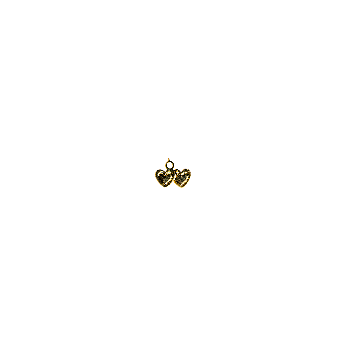 Double Heart Charm